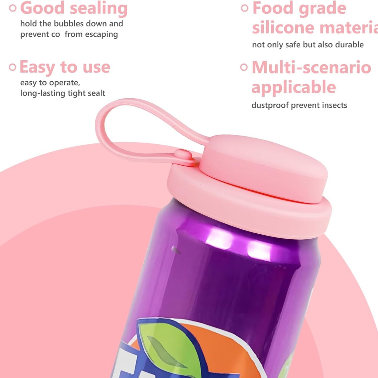 Silicone Anti-Spill Lid for Can Drinks
