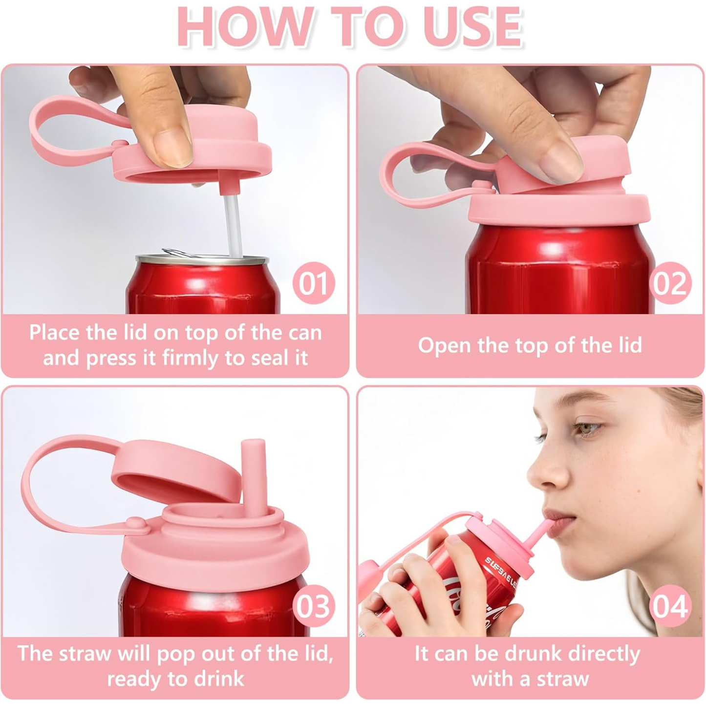 Silicone Anti-Spill Lid for Can Drinks